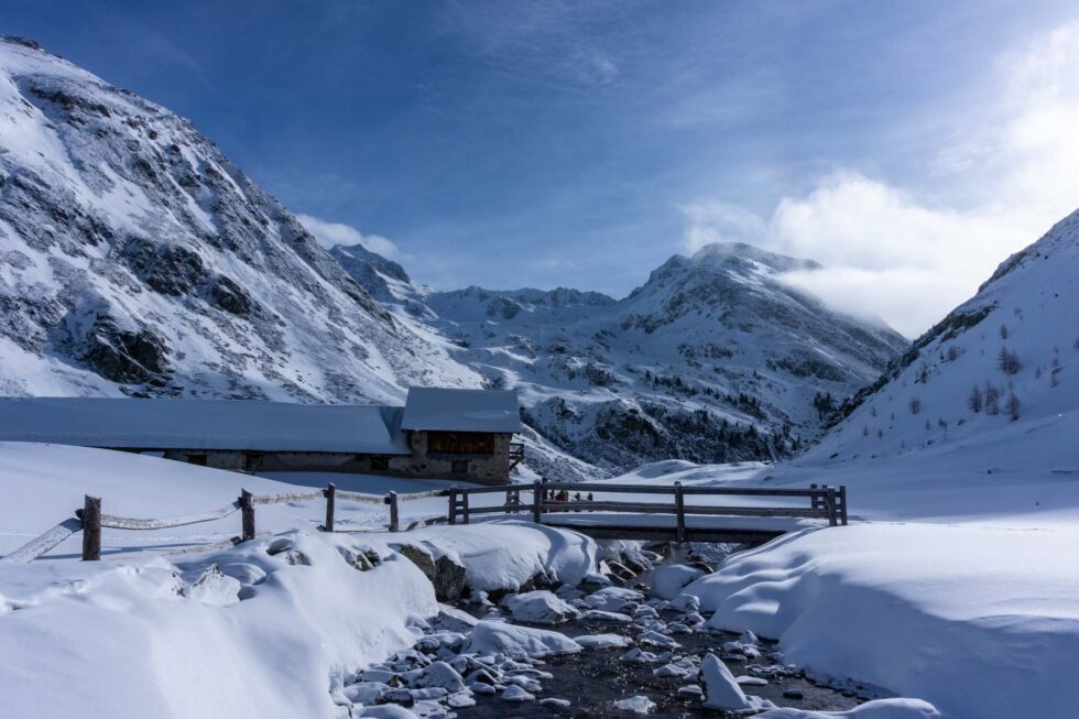 Abfahrt durch das einsame Val Funtauna